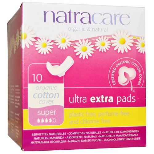 Natracare, Organic & Natural Ultra Extra Pads, Super, 10 Pads Review