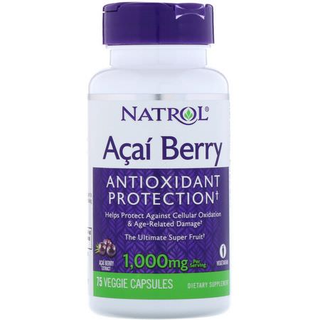 Natrol, Acai, Antioxidants