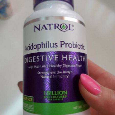 Natrol, Acidophilus Probiotic, 1 Billion, 100 Capsules Review