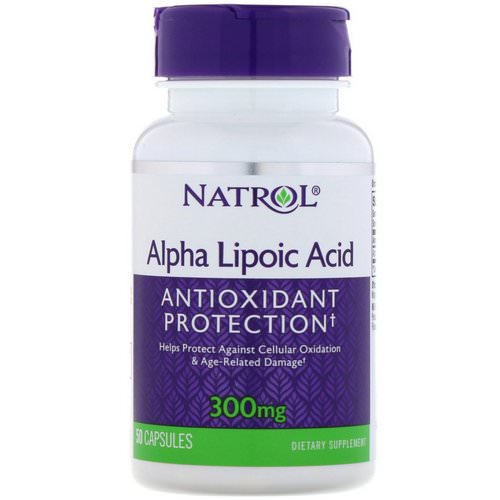 Natrol, Alpha Lipoic Acid, 300 mg, 50 Capsules Review
