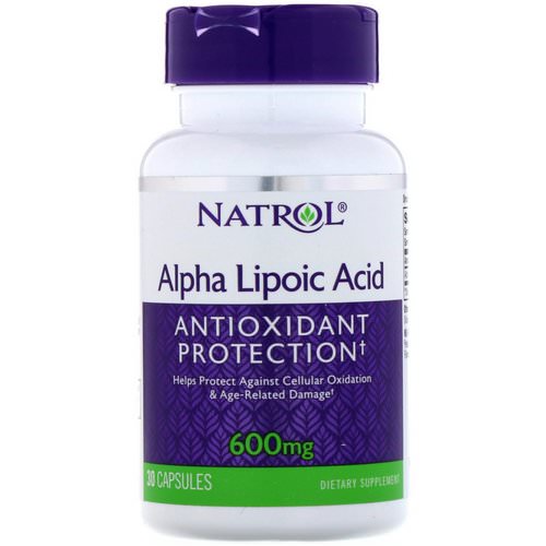 Natrol, Alpha Lipoic Acid, 600 mg, 30 Capsules Review