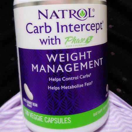 Natrol, Carb Intercept with Phase 2 Carb Controller, 1000 mg, 120 Veggie Capsules Review