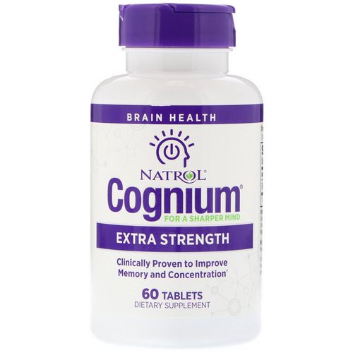 Natrol, Cognium, Extra Strength, 200 mg, 60 Tablets Review