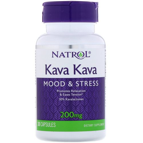 Natrol, Kava Kava, 200 mg, 30 Capsules Review