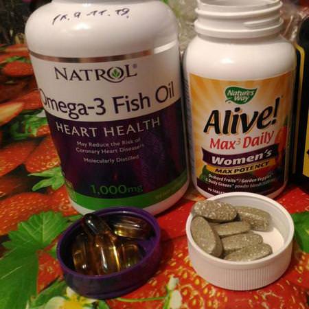 Natrol, Omega-3 Fish Oil, Natural Lemon Flavor, 1,000 mg, 150 Softgels Review