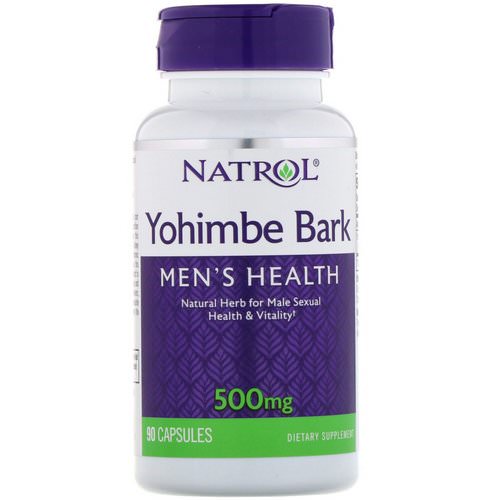 Natrol, Yohimbe Bark, 500 mg, 90 Capsules Review