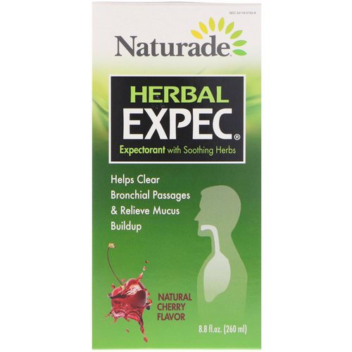 Naturade, Herbal Expec, Natural Cherry Flavor, 8.8 fl oz (260 ml) Review