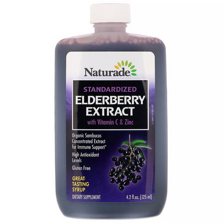 Naturade, Elderberry Sambucus, Cold, Cough, Flu