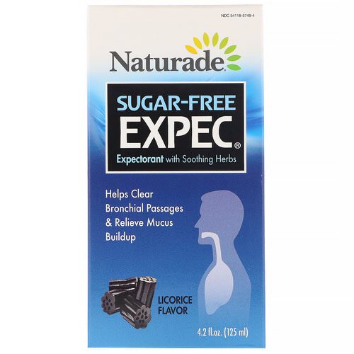 Naturade, Sugar Free EXPEC, Herbal Expectorant, Licorice Flavor, 4.2 fl oz (125 ml) Review