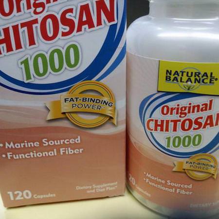 Natural Balance, Original Chitosan, 1,000 mg, 120 Capsules Review