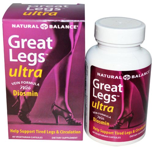 Natural Balance, Great Legs, Ultra Vein Formula, 60 Veggie Caps Review