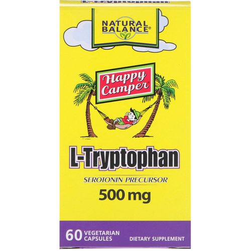 Natural Balance, L-Tryptophan, 500 mg, 60 Vegetarian Capsules Review