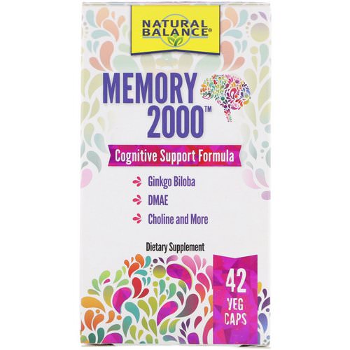 Natural Balance, Memory 2000, 42 Veg Caps Review