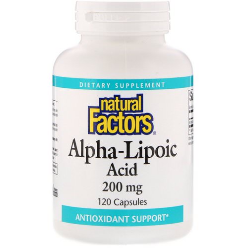 Natural Factors, Alpha-Lipoic Acid, 200 mg, 120 Capsules Review