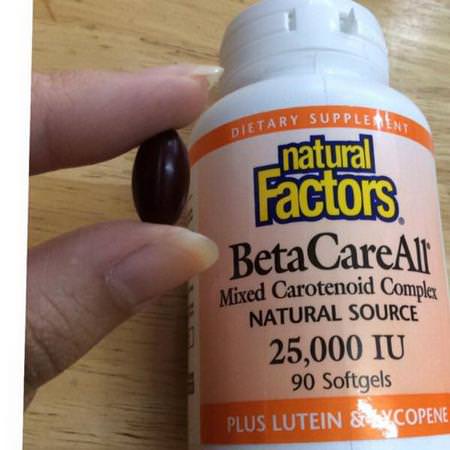 Natural Factors, Beta Carotene