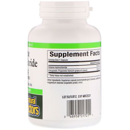 Betaine HCL TMG, Digestion, Supplements