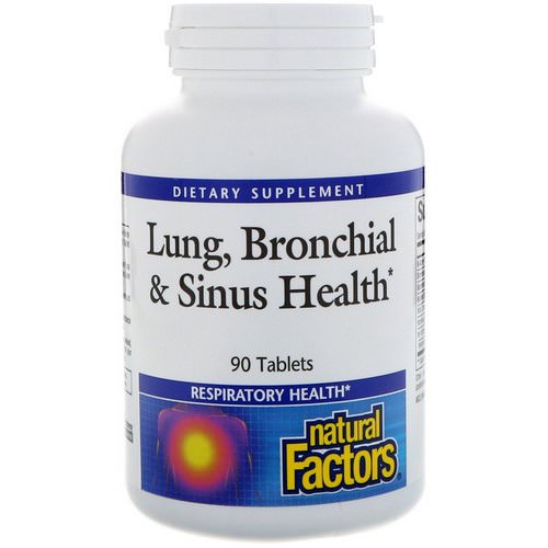 Natural Factors, Lung, Bronchial & Sinus Health, 90 Tablets Review