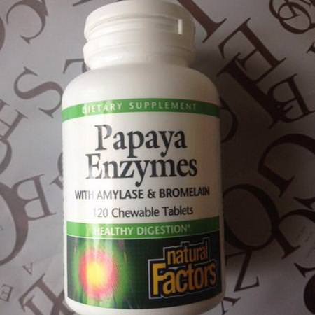 Supplements Digestion Papaya Digestive Enzymes Natural Factors
