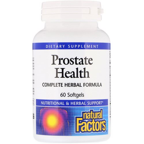 Natural Factors, Prostate Health, Complete Herbal Formula, 60 Softgels Review