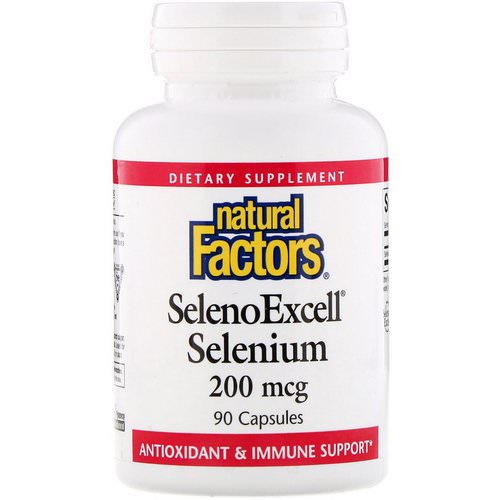 Natural Factors, SelenoExcell, Selenium, 200 mcg, 90 Capsules Review