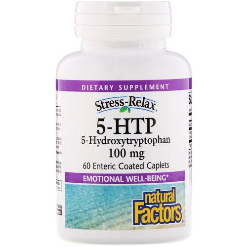 Natural Factors, Stress-Relax, 5-HTP, 100 mg, 60 Enteric Coated Caplets Review