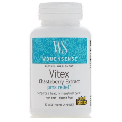 Natural Factors, Womensense, Vitex Chasteberry Extract, 90 Vegetarian Capsules Review