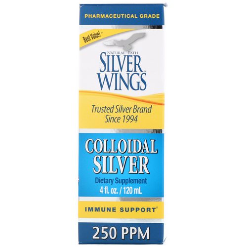 Natural Path Silver Wings, Colloidal Silver, 250 ppm, 4 fl oz (120 ml) Review