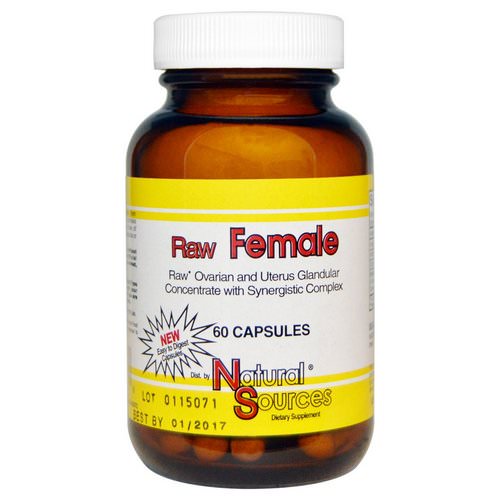 Natural Sources, Raw Female, 60 Capsules Review