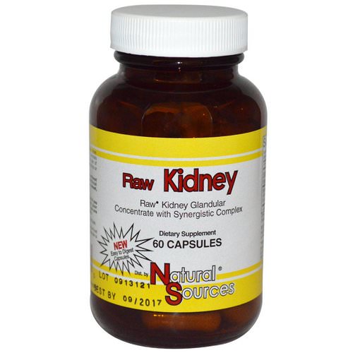 Natural Sources, Raw Kidney, 60 Capsules Review