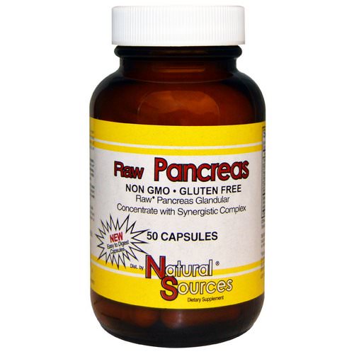 Natural Sources, Raw Pancreas, 50 Capsules Review