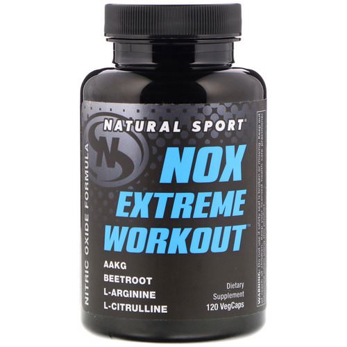 Natural Sport, NOX Extreme Workout, 120 VegCaps Review