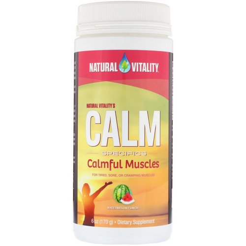 Natural Vitality, Calm Specifics, Calmful Muscles, Watermelon Flavor, 6 oz (170 g) Review