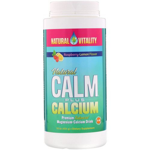 Natural Vitality, Natural Calm Plus Calcium, Raspberry-Lemon Flavor, 16 oz (454 g) Review
