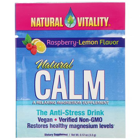 Natural Vitality, Magnesium, Calm Formulas