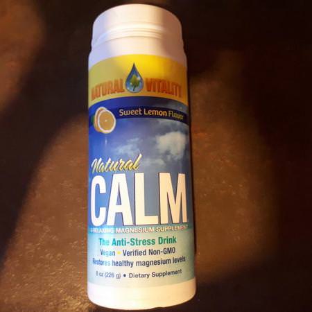 Natural Calm, The Anti-Stress Drink, Organic Sweet Lemon Flavor