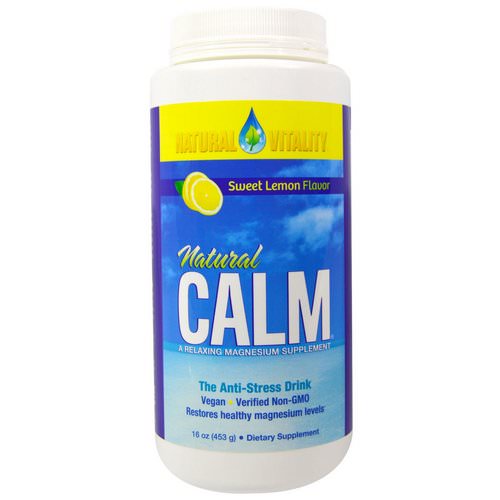 Natural Vitality, Natural Calm, The Anti-Stress Drink, Sweet Lemon Flavor, 16 oz (453 g) Review