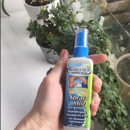 Naturally Fresh, Spray Mist, Body Deodorant, 4 fl oz (120 ml) Review