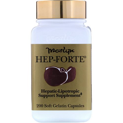 Naturally Vitamins, Marlyn, Hep-Forte, 200 Soft Gelatin Capsules Review