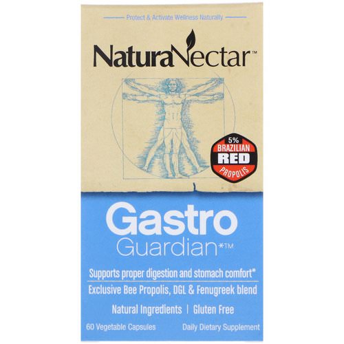 NaturaNectar, Gastro Guardian, 60 Vegetable Capsules Review