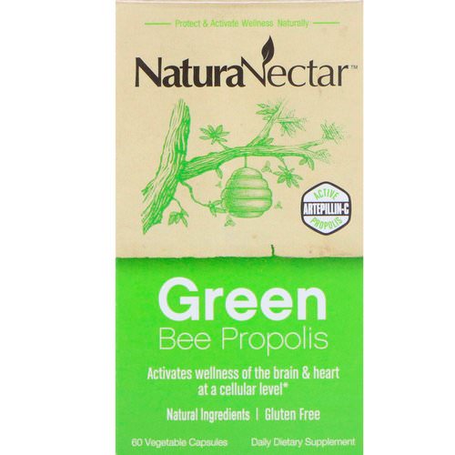NaturaNectar, Green Bee Propolis, 60 Vegetable Capsules Review
