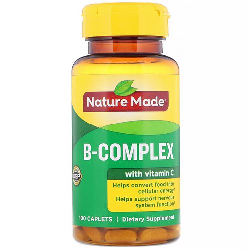 Nature Made, B-Complex with Vitamin C, 100 Caplets Review
