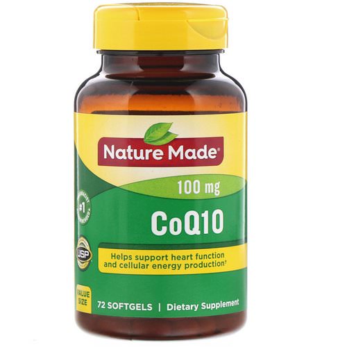 Nature Made, CoQ10, 100 mg, 72 Softgels Review