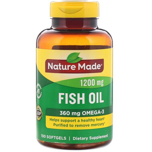 Nature Made, Fish Oil, 1200 mg, 100 Softgels Review
