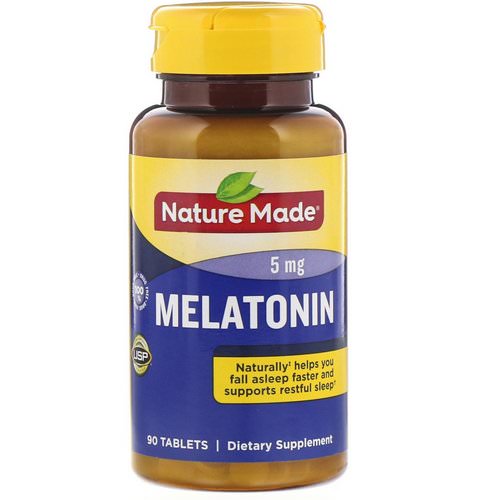 Nature Made, Melatonin, 5 mg, 90 Tablets Review