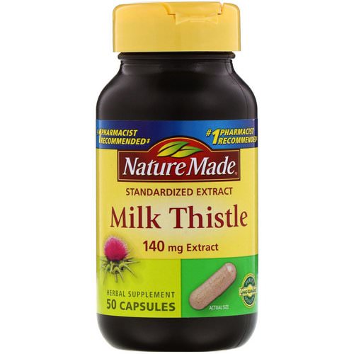 Nature Made, Milk Thistle, 140 mg Extract, 50 Capsules Review