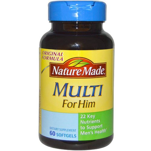 Nature Made, Multi For Him, 60 Softgels Review