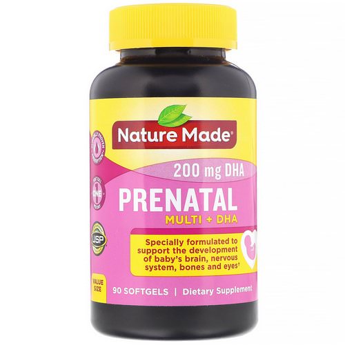 Nature Made, Prenatal Multi + DHA, 90 Softgels Review