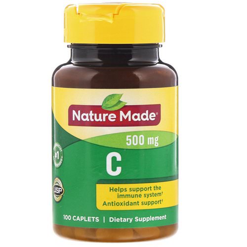 Nature Made, Vitamin C, 500 mg, 100 Caplets Review