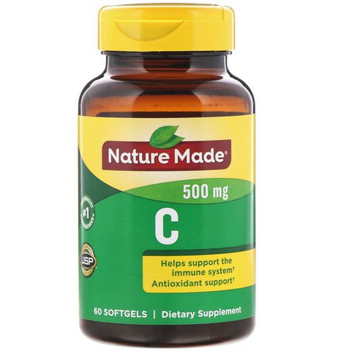 Nature Made, Vitamin C, 500 mg, 60 Softgels Review