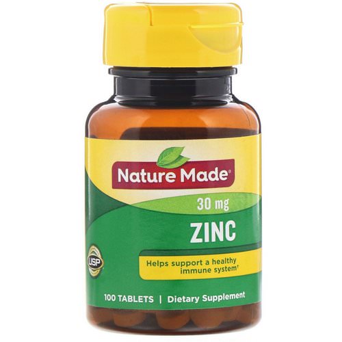 Nature Made, Zinc, 30 mg, 100 Tablets Review